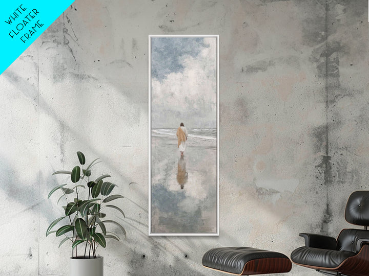 Morning Grace Tide – Framed Canvas Print – Christian Art – Skinny Art – Jesus Painting – Christian Art Canvas – Christmas Wall Art