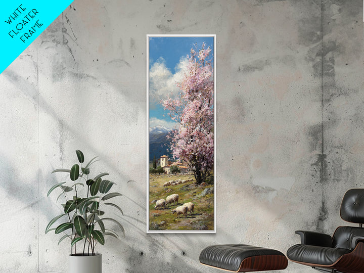 Tree Of Hope – Framed Canvas Print – Jesus Painting – Christian Wall Art – Tall Narrow Wall Art – Christian Art Canvas