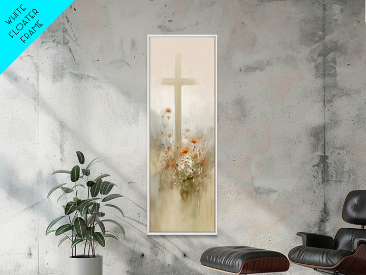 Fields Of Renewal | Framed Canvas Print | Tall Skinny Art Print | Christian Art Canvas | Christian Gift Ideas | Christmas Art | Christian W
