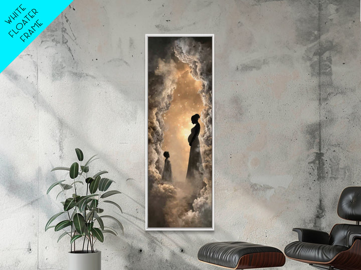 Divine Expectation, Framed Canvas Print, Skinny Art, Christian Art Canvas, Christian Wall Art, Christian Art Painting, Christian Christmas