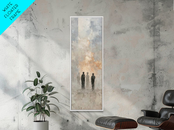 Clouds Of Witness, Framed Canvas Print, Tall Skinny Art Print, Christian Art Canvas, Christian Art Work, Christian Wall Art, Abstract Chris