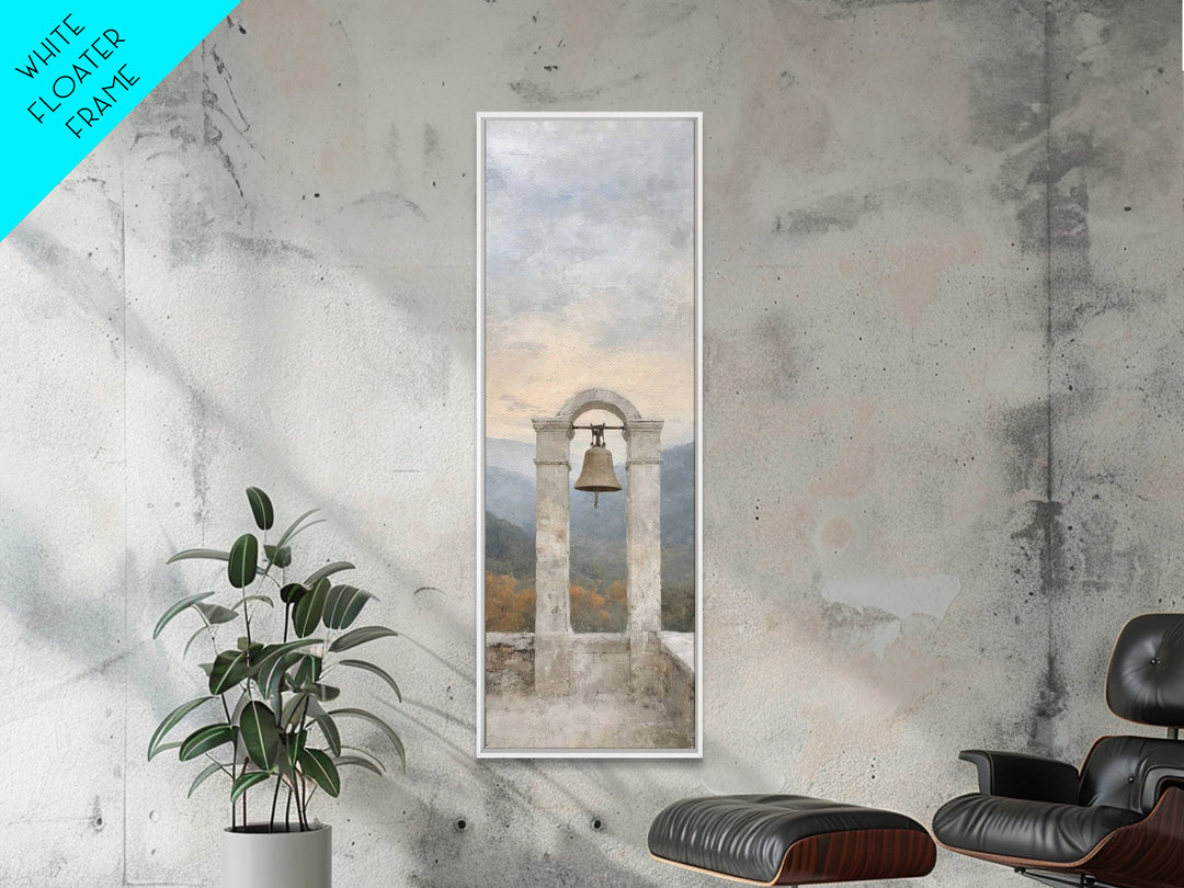 Hillside Bell Grace | Framed Canvas Print | Tall Skinny Art Print | Christian Art Canvas | Christian Wall Art | Christian Painting | Christ
