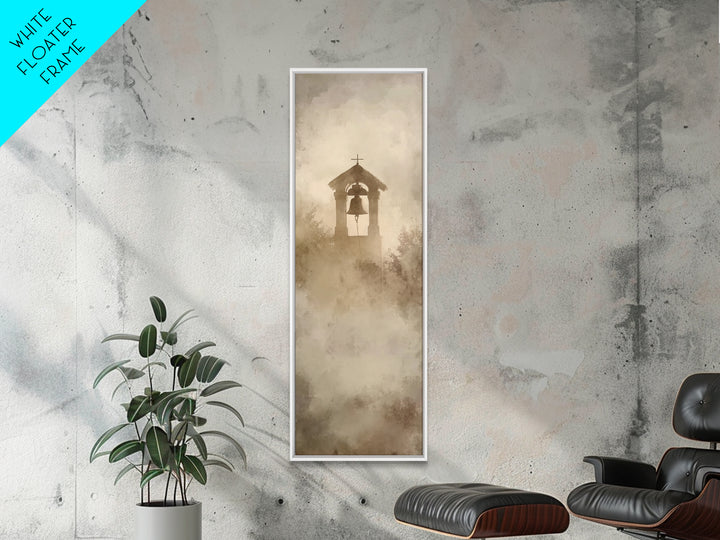 Morning Chapel Ring – Framed Canvas Print – Narrow Art – Christian Art Canvas – Christian Wall Art – Christian Painting – Christian Decor