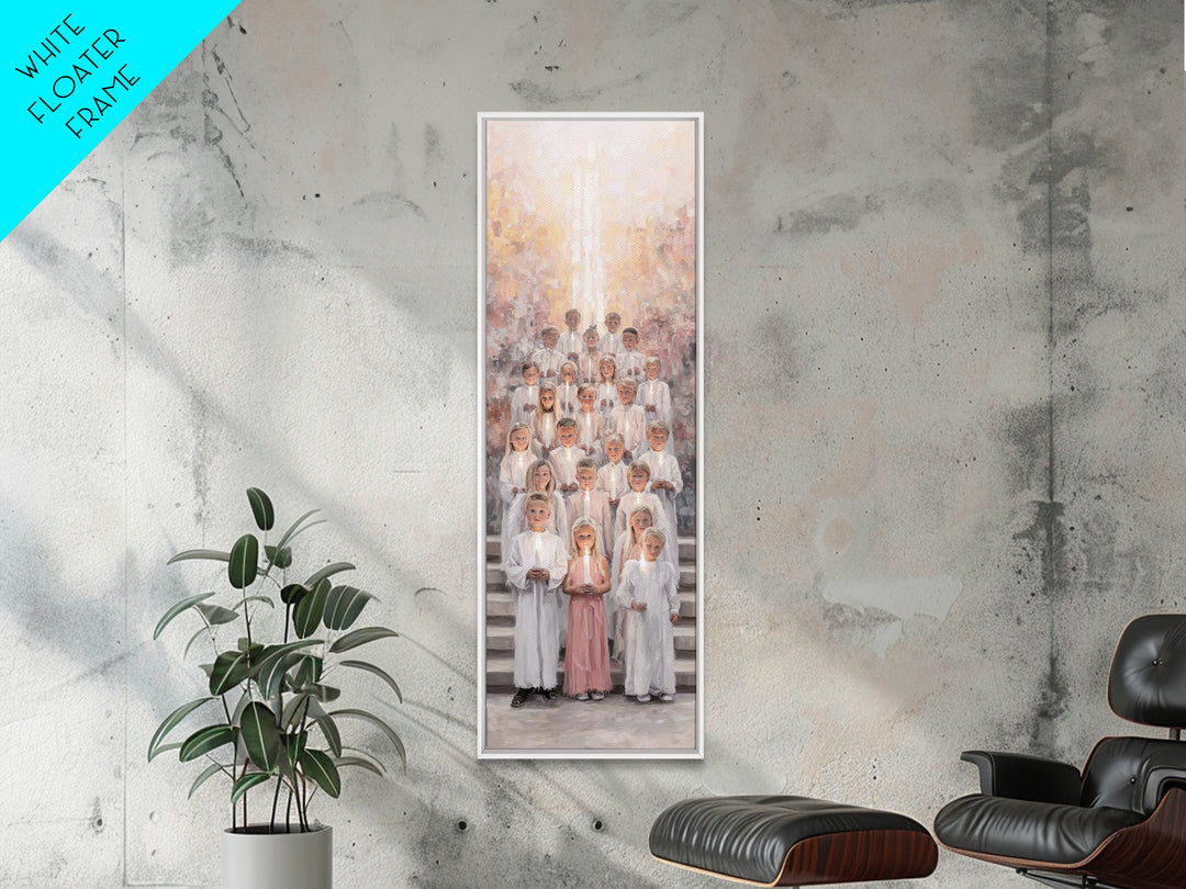 Morning Of Praise – Framed Canvas Print | Christian Art Canvas | Christian Wall Art | Narrow Art | Christian Christmas Art | Christian Gift