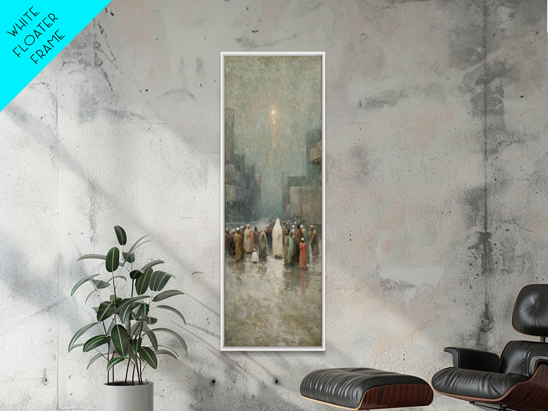 Messiah’s Arrival – Framed Canvas Print – Tall Narrow Wall Art – Christian Christmas Art – Christian Art Canvas – Christian Wall Art – Chri