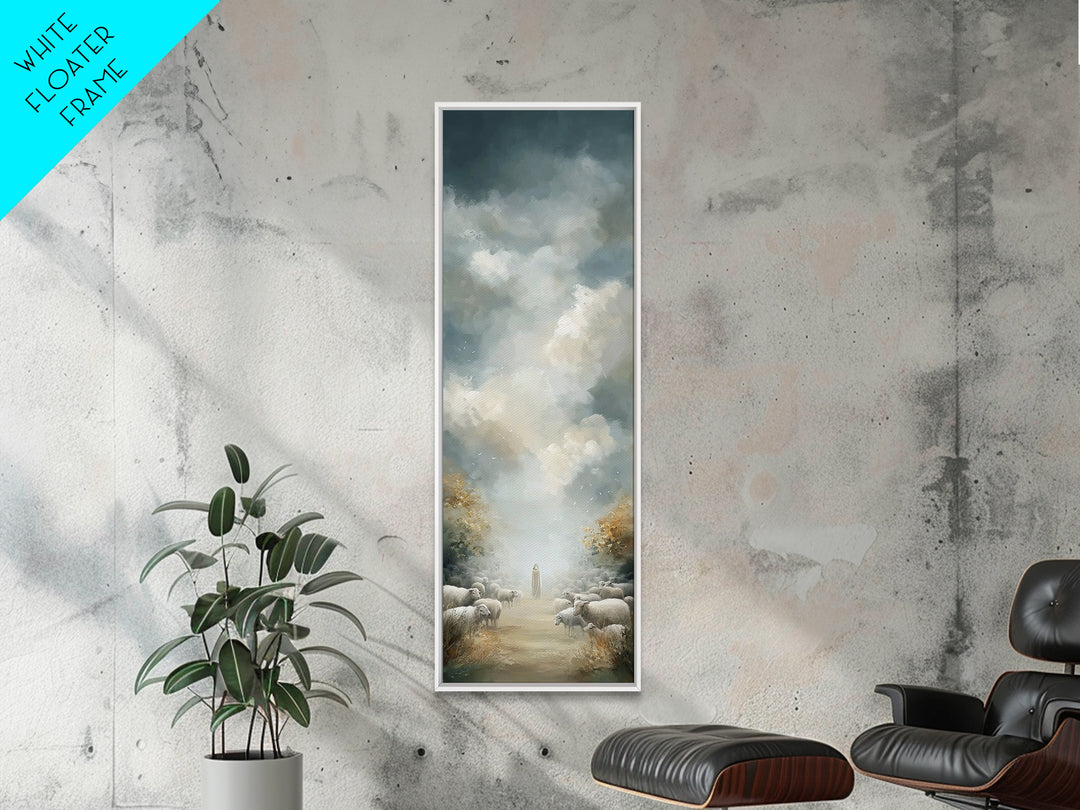 Morning Of Mercy - Framed Canvas Print - Christian Art Canvas - Christian Wall Art - Christian Decor - Tall Skinny Art Print - Christian Ar