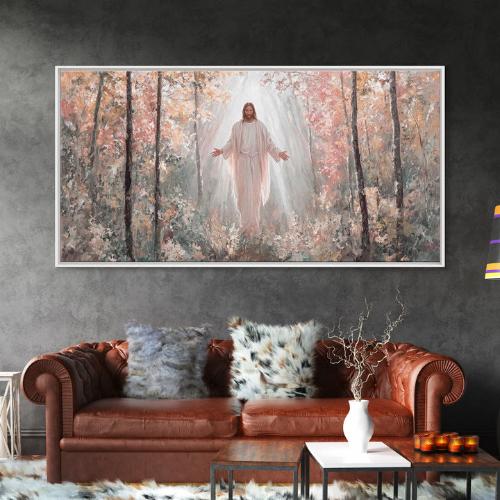 Graceful Path – Framed Canvas Print – Christian Art Canvas – Jesus Painting – Christian Wall Art – Large Christian Painting – Christian Chr