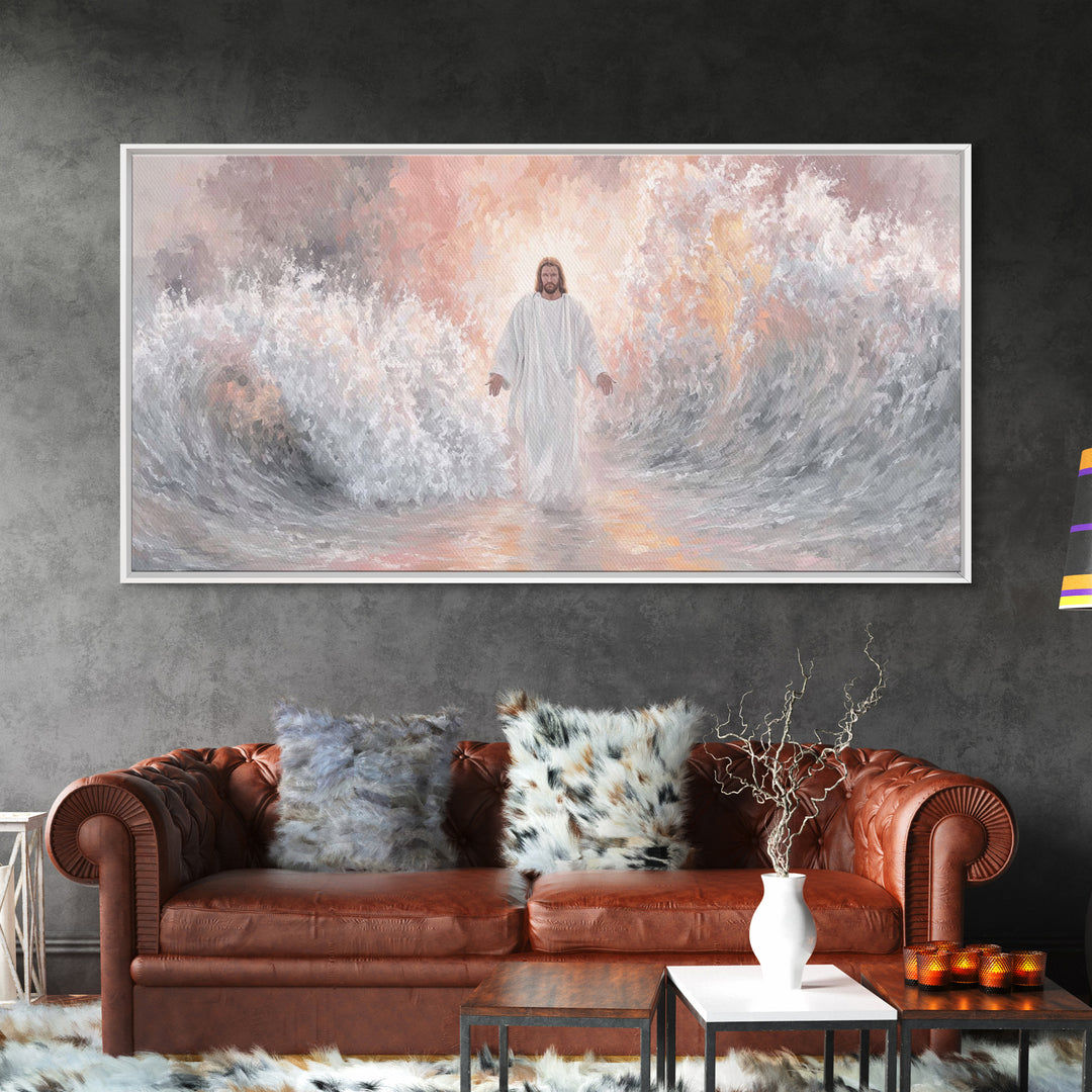 Dawn of Glory | Framed Canvas Print | Christian Wall Art | Jesus Painting | Christian Art Canvas | Large Christian Painting | Christian Art