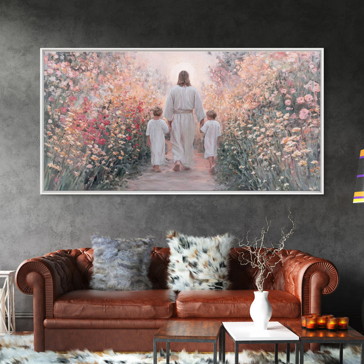 Fields of Mercy | Framed Canvas Print | Christian Art Canvas | Christian Wall Art | Christian Art | Jesus Painting | Christian Decor