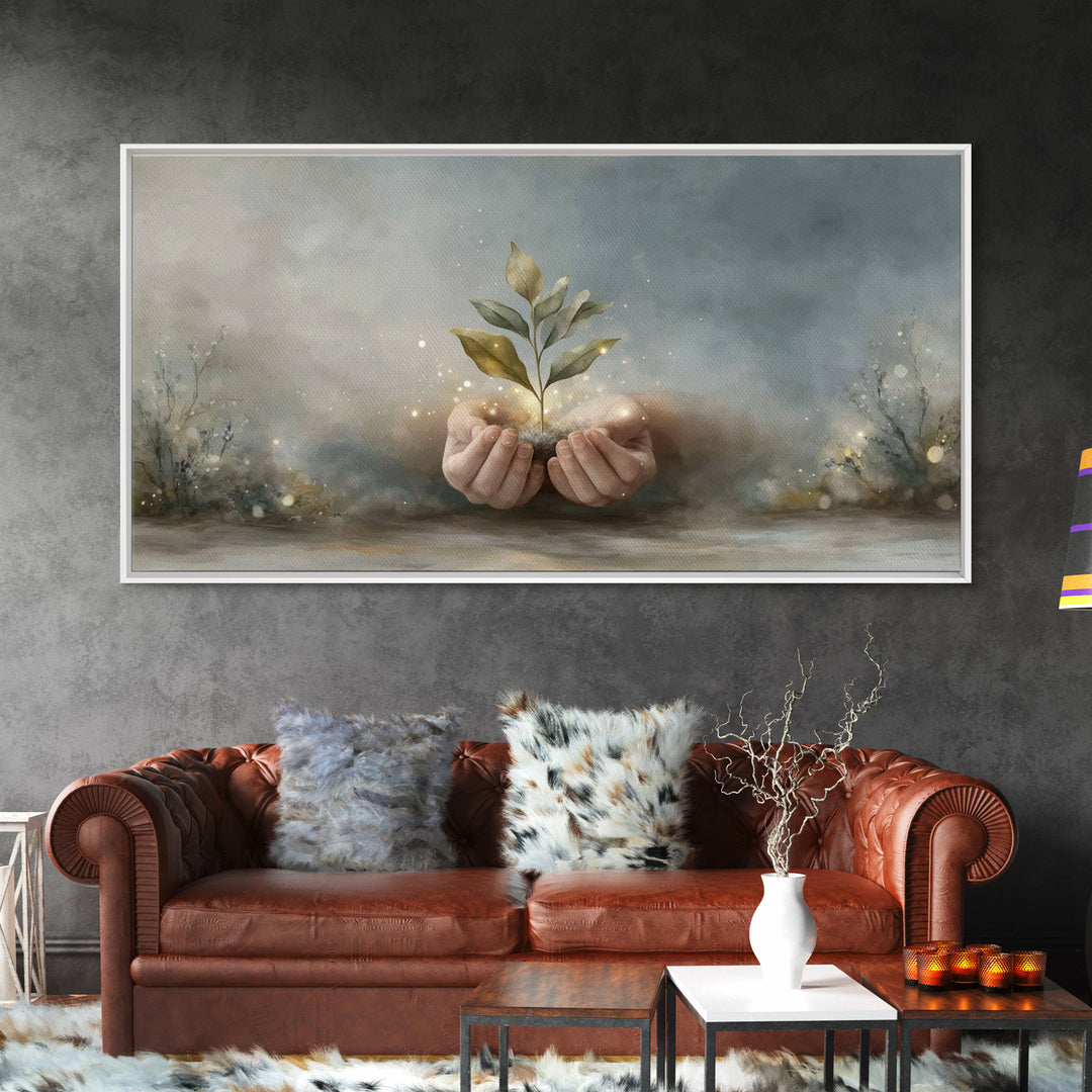 Seed of Promise | Framed Canvas Print | Christian Wall Art | Christian Art | Jesus Painting | Christian Art Canvas | Christian Gift Ideas