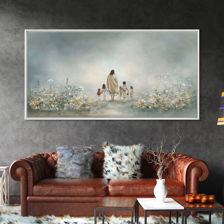 Morning Promise – Framed Canvas Print – Christian Art Canvas – Jesus Painting – Christian Wall Art – Minimalist Christian Art – Christian G