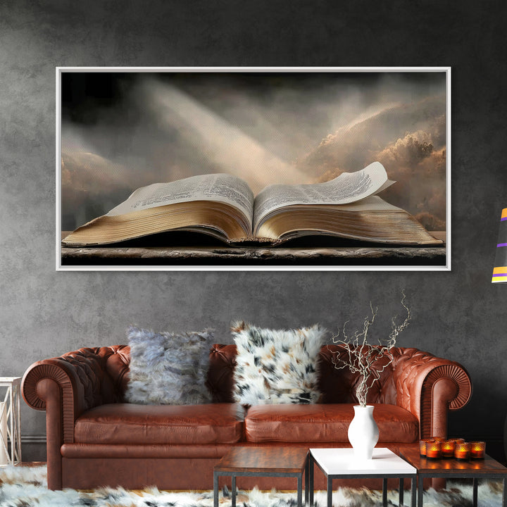 Holy Dawn - Framed Canvas Print - Christian Wall Art - Christian Art Canvas - Jesus Painting - Christian Decor - Modern Christian Art
