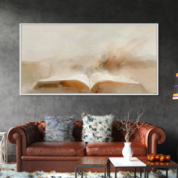 Scripture Light | Framed Canvas Print | Christian Wall Art | Christian Art Canvas | Jesus Painting | Christian Art Gift | Modern Christian
