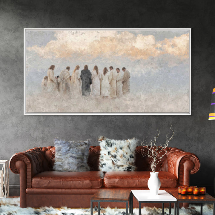 Path Of Revelation – Framed Canvas Print – Christian Art Painting – Christian Decor – Jesus Wall Art – Large Christian Art – Christian Art