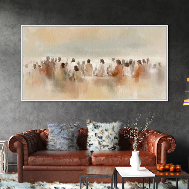 Voices Of Faith – Framed Canvas Print – Christian Wall Art – Christian Art Canvas – Christian Painting – Modern Christian Art – Christmas A
