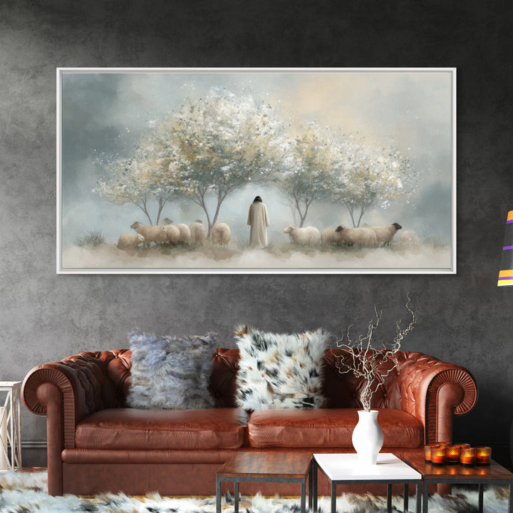 Blossom Keep – Framed Canvas Print – Christian Art Print – Christian Art Canvas – Christian Wall Art – Jesus Painting – Modern Christian Pa