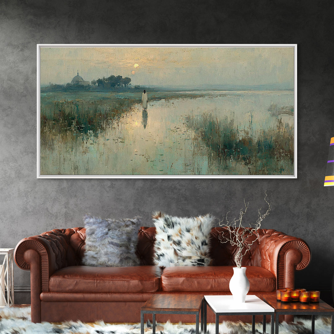 Morning Grace | Framed Canvas Print | Christian Wall Art | Jesus Painting Canvas | Christmas Art | Christian Gift Ideas | Faith Art