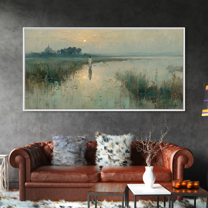 Morning Grace | Framed Canvas Print | Christian Wall Art | Jesus Painting Canvas | Christmas Art | Christian Gift Ideas | Faith Art