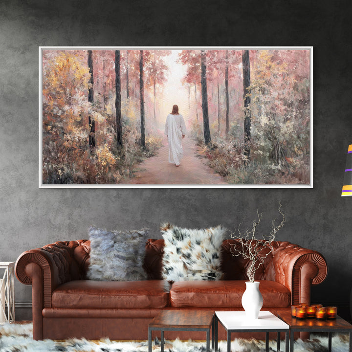 Light Of Peace – Framed Canvas Print – Christian Wall Art – Christian Art Canvas – Jesus Painting – Christian Art – Christmas Art