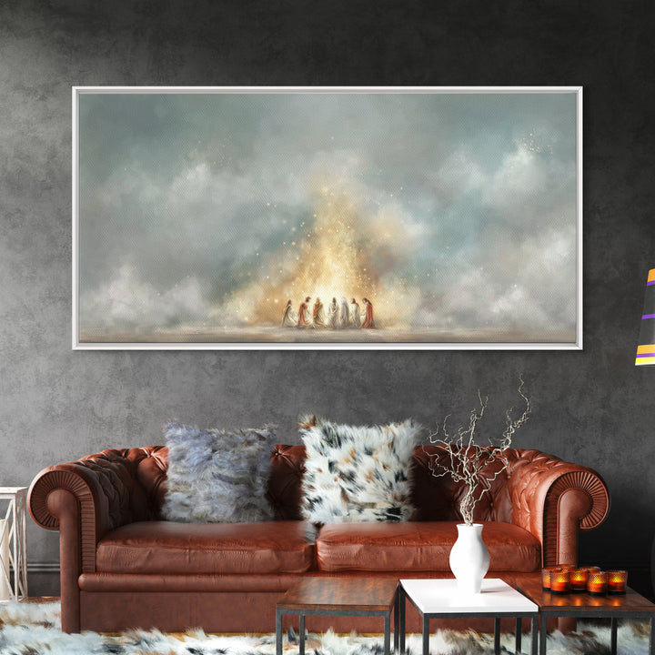 Eternal Light – Framed Canvas Print – Christian Art Canvas – Jesus Painting – Christian Christmas Art – Christian Wall Art