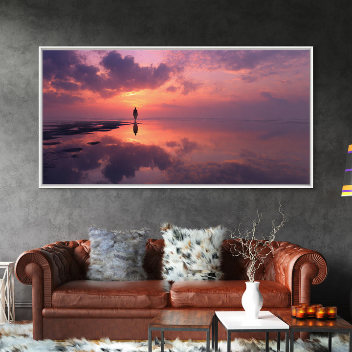 Morning Of Stillness | Framed Canvas Print | Christian Wall Art | Christian Art Canvas | Jesus Painting | Christian Art | Christian Gift
