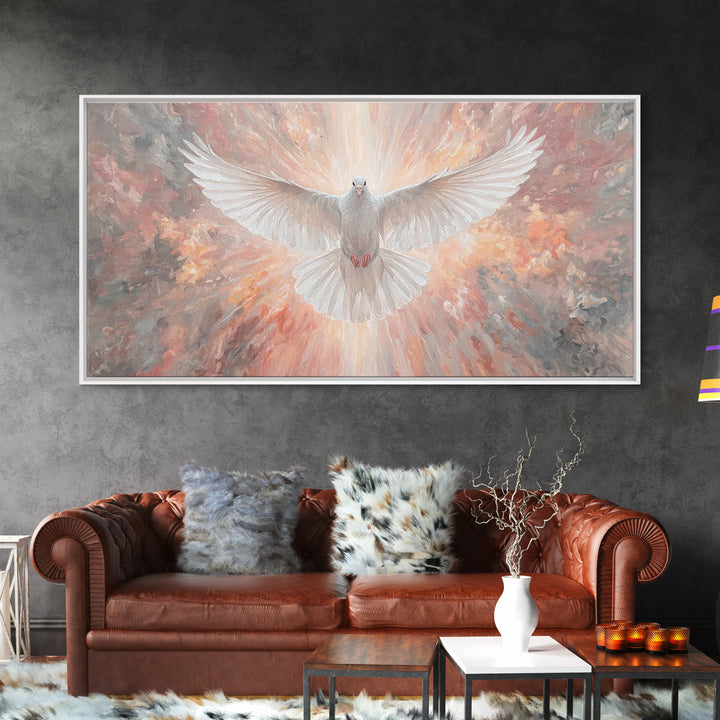 Grace Unveiled | Framed Canvas Print | Christian Wall Art | Christian Art Canvas | Christian Painting | Christmas Art | Christian Decor