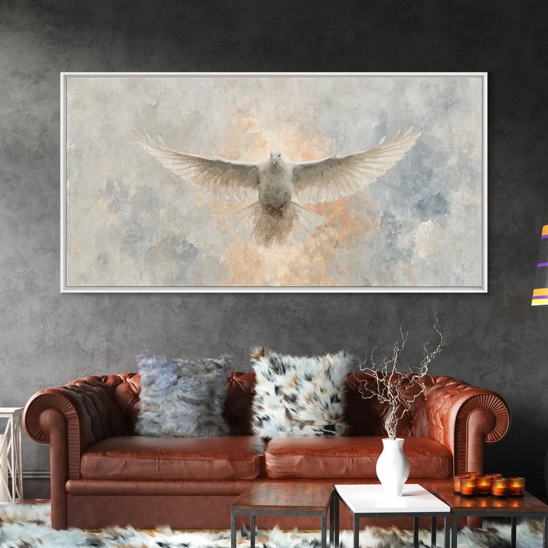 Radiant Mercy, Framed Canvas Print, Christian Art Canvas, Christian Wall Art, Christian Painting, Christmas Art, Christian Decor