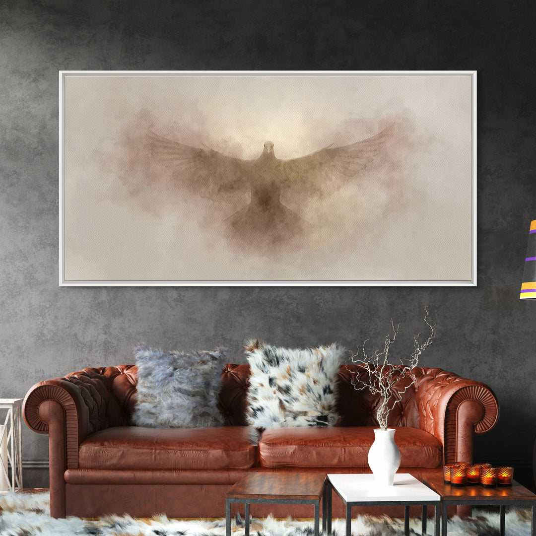 Light Of Salvation | Framed Canvas Print | Christian Art Canvas | Christian Wall Art | Christian Painting | Christmas Art | Christian Decor