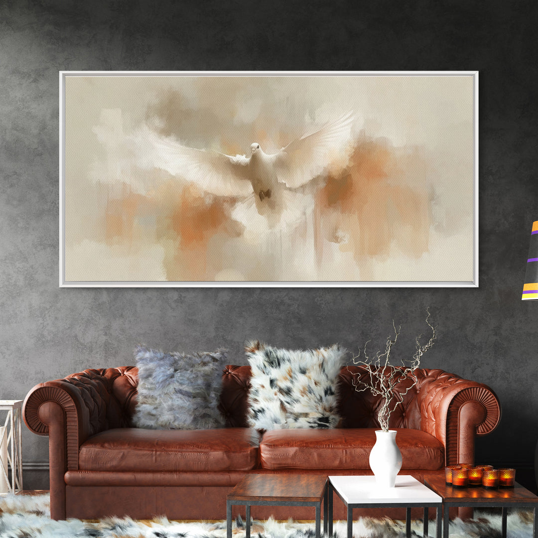 Eternal Refuge – Framed Canvas Print – Christian Wall Art – Christian Art Canvas – Christian Painting – Christmas Art – Christian Decor