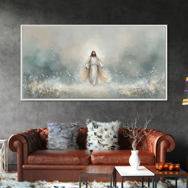 Eternal Peace – Framed Canvas Print – Christian Art Print – Jesus Painting – Christian Wall Art – Subtle Christian Art – Christian Gift