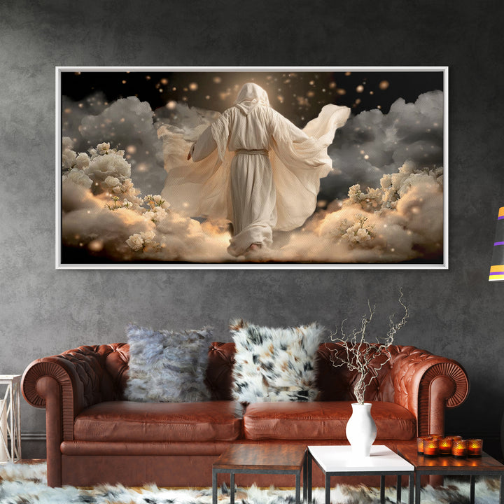 Circle Of Grace – Framed Canvas Print – Christian Art Painting – Christian Wall Art – Unique Christian Art – Jesus Wall Art – Christian Dec
