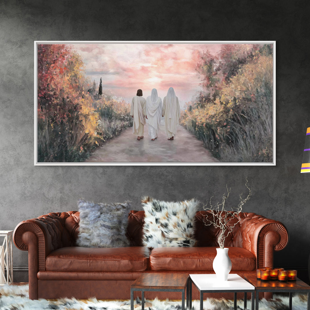 Garden Of Dawn – Framed Canvas Print – Christian Art Canvas – Jesus Wall Art – Christian Art Print – Christian Decor – Christian Gift Ideas