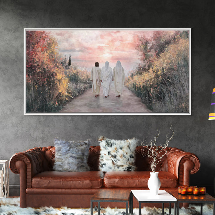 Garden Of Dawn – Framed Canvas Print – Christian Art Canvas – Jesus Wall Art – Christian Art Print – Christian Decor – Christian Gift Ideas