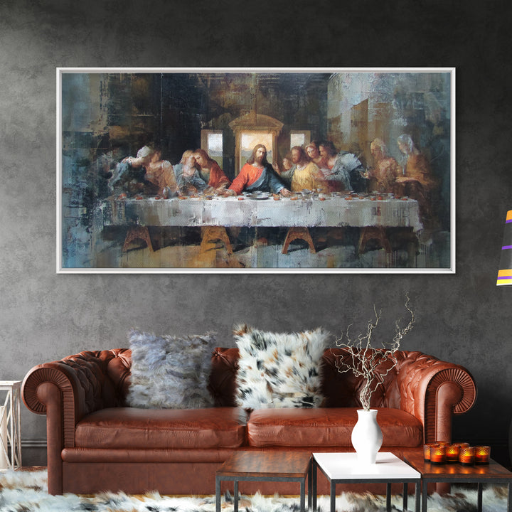 Dawn Fellowship – Framed Canvas Print – Christian Wall Art – Christmas Art – Christian Art Print – Christian Art Canvas – Christian Christm