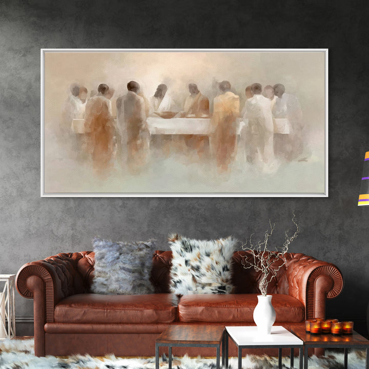 Gathered In Grace – Framed Canvas Print – Christian Wall Art – Christian Art Canvas – Christian Art Print – Christian Decor – Jesus Paintin