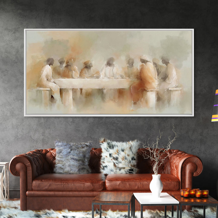 Gathered In Grace – Framed Canvas Print – Christian Art Canvas – Christian Wall Art – Christian art print – subtle Christian art – Jesus Pa