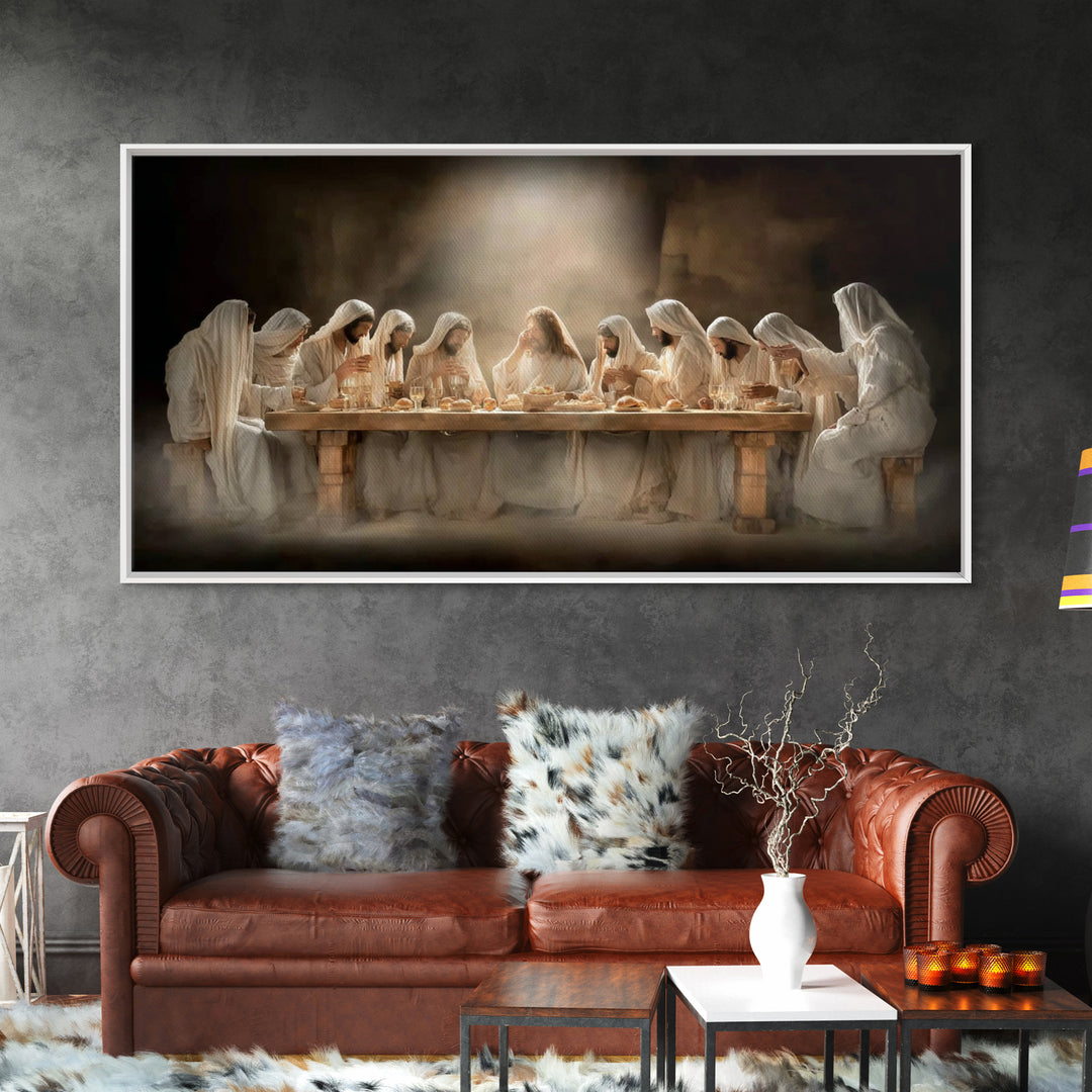 Table Of Covenant – Framed Canvas Print – Christian Art – Christian Art Canvas – Jesus Painting – Christian Wall Art – Christian art work