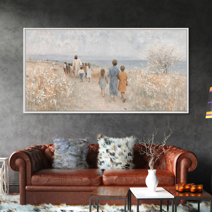 Springtime Hope – Framed Canvas Print – Christian Wall Art – Christian Art Canvas – Jesus Painting – Christian Decor – Christian Gift – Chr