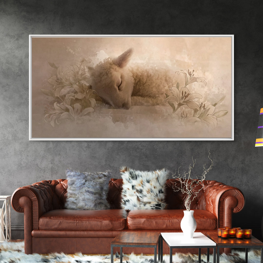 Restful Grace – Framed Canvas Print – Christian Art Canvas – Christian Art Print – Christian Wall Art – Subtle Christian Art – Christian Gi