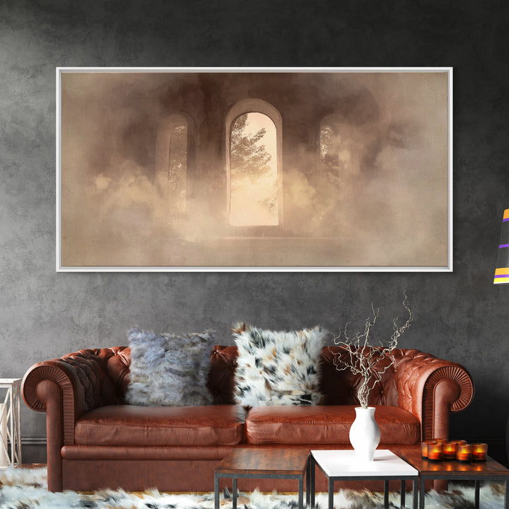 Hallowed Passage – Framed Canvas Print – Christian Art Canvas – Christian Wall Art – Moody Christian Art – Christian Decoration – Christian