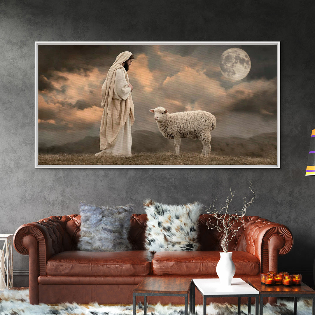 Dawn Over Zion | Framed Canvas Print | Christian Christmas Art | Jesus Painting | Christian Art Canvas | Christian Wall Art | Christian Dec