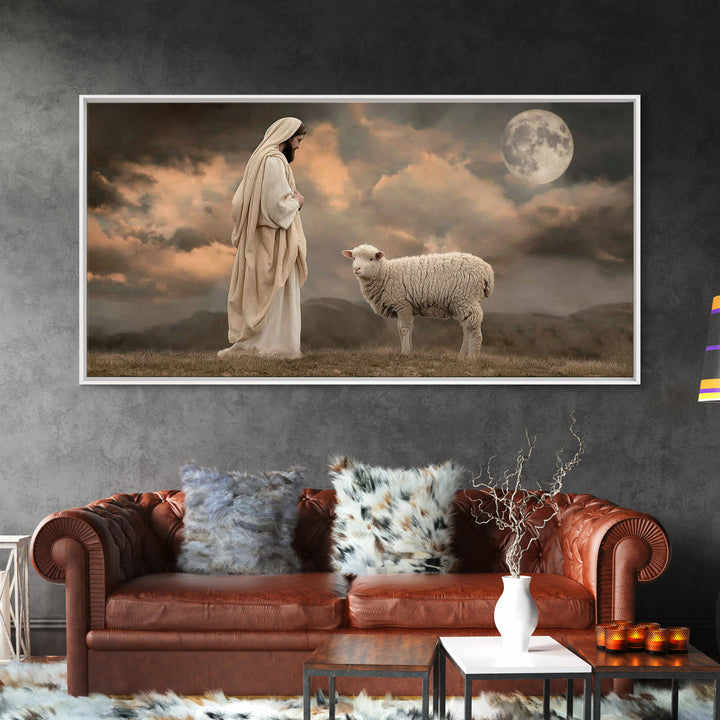 Dawn Over Zion | Framed Canvas Print | Christian Christmas Art | Jesus Painting | Christian Art Canvas | Christian Wall Art | Christian Dec