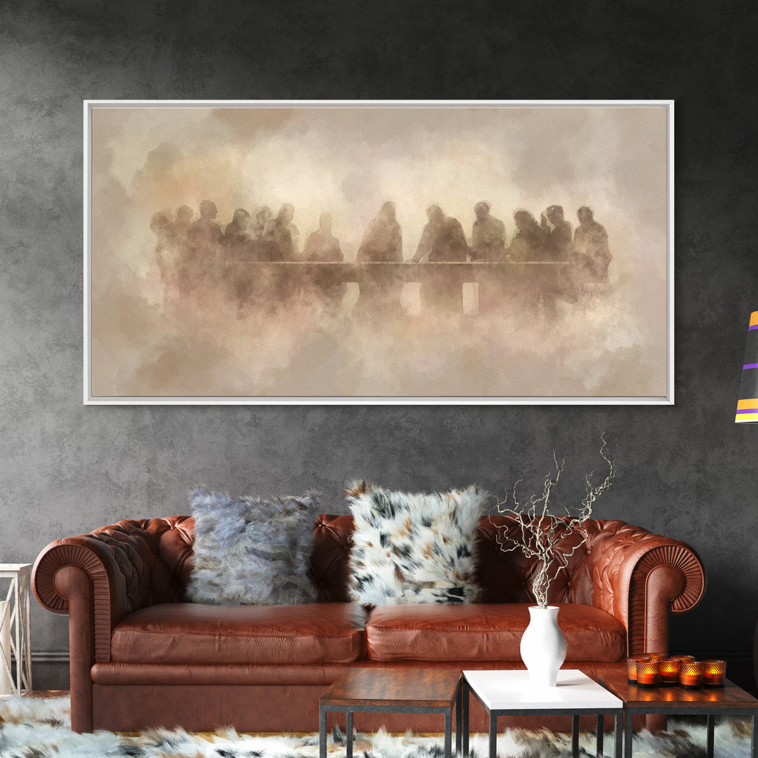 Lasting Covenant Glow, Framed Canvas Print, Christian Wall Art, Jesus Painting, Christian Art Canvas, Christian Art, Christian Gift Ideas