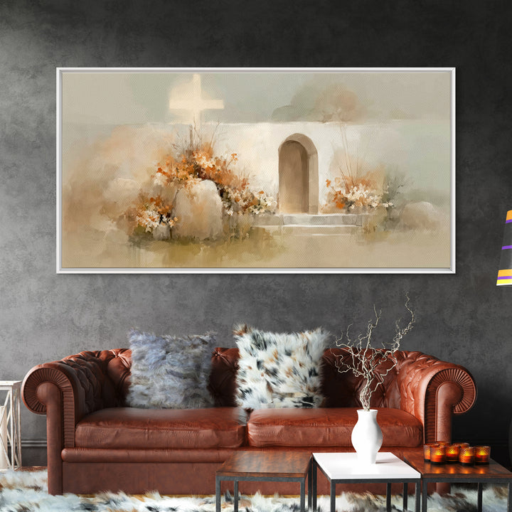 Garden of Light | Framed Canvas Print | Christian Art Canvas | Christian Wall Art | Christian Decor | Christian Art | Subtle Christian Art