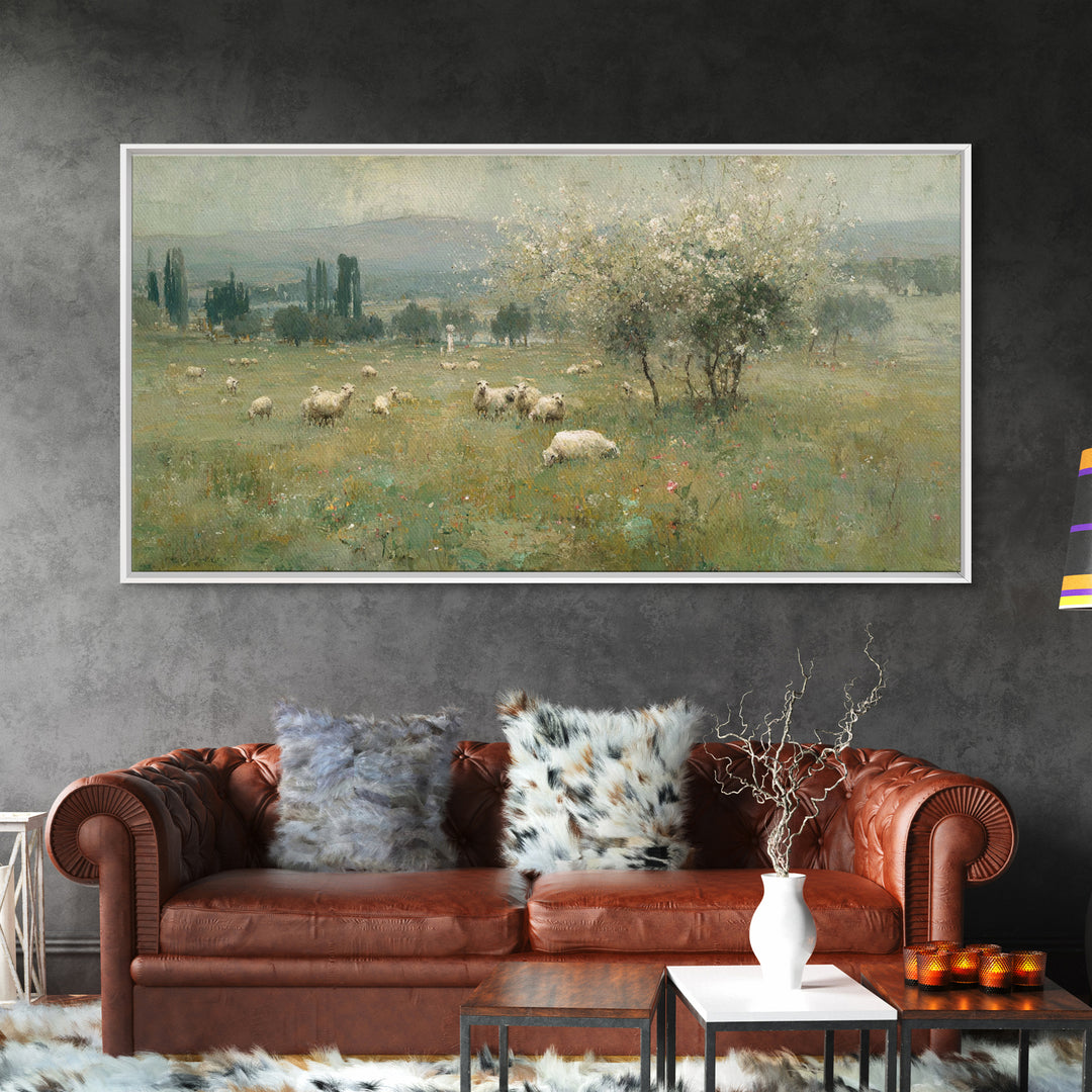 White Blossom Mercy | Framed Canvas Print | Christian Wall Art | Christian Art Canvas | Jesus Painting | Christmas Art