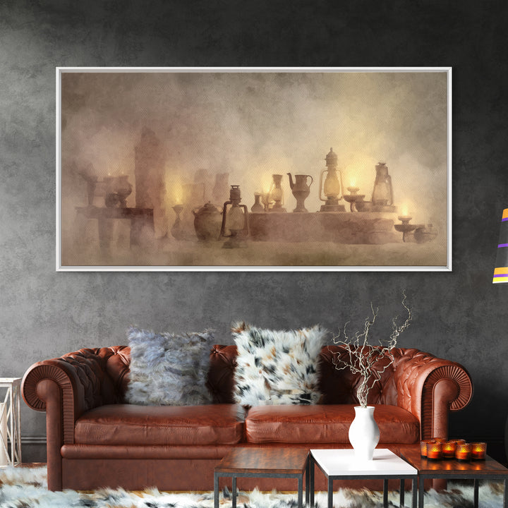 Golden Vessels – Framed Canvas Print – Christian Wall Art – Christian Art Canvas – Christian Christmas Art – Christian Gift – Jesus Paintin