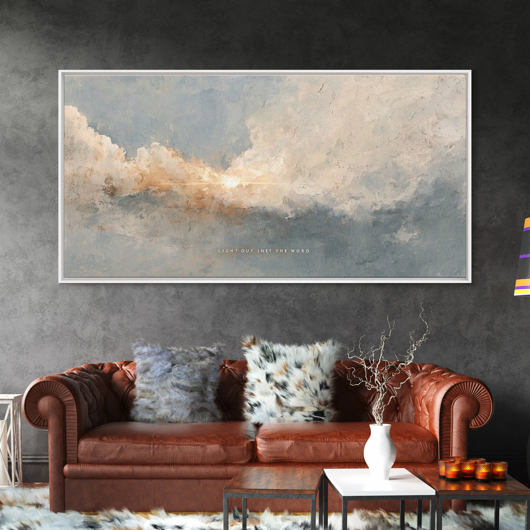 Heavenly Promise – Framed Canvas Print – Christian Wall Art – Christian Art Print – Christian Art Canvas – Christmas Wall Art – Christian G