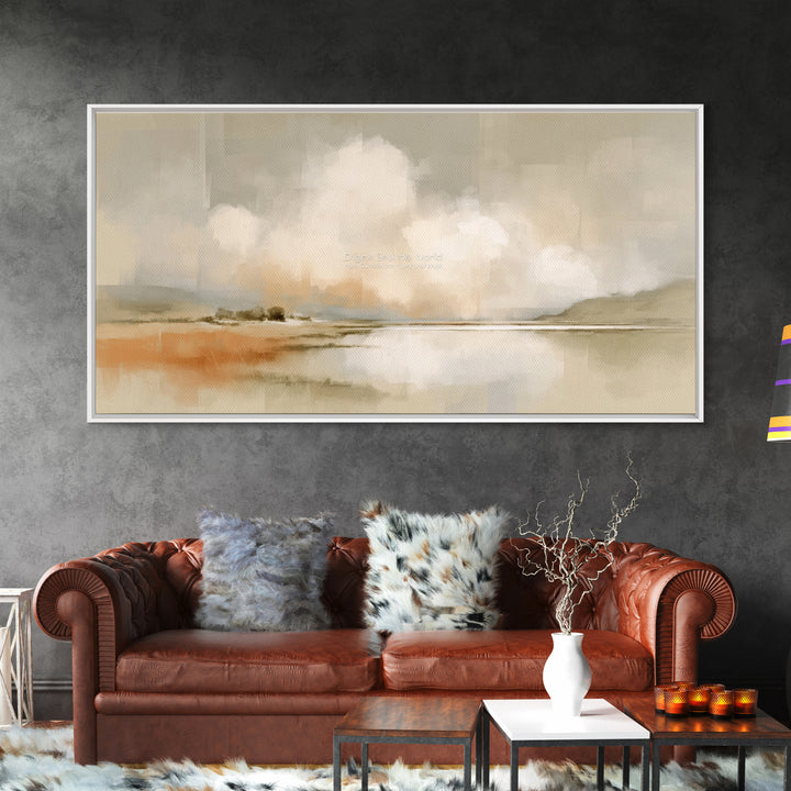 Peaceful Meadow | Framed Canvas Print | Christian Wall Art | Christian Art Canvas | Christian Art Print | Subtle Christian Paintings | Chri