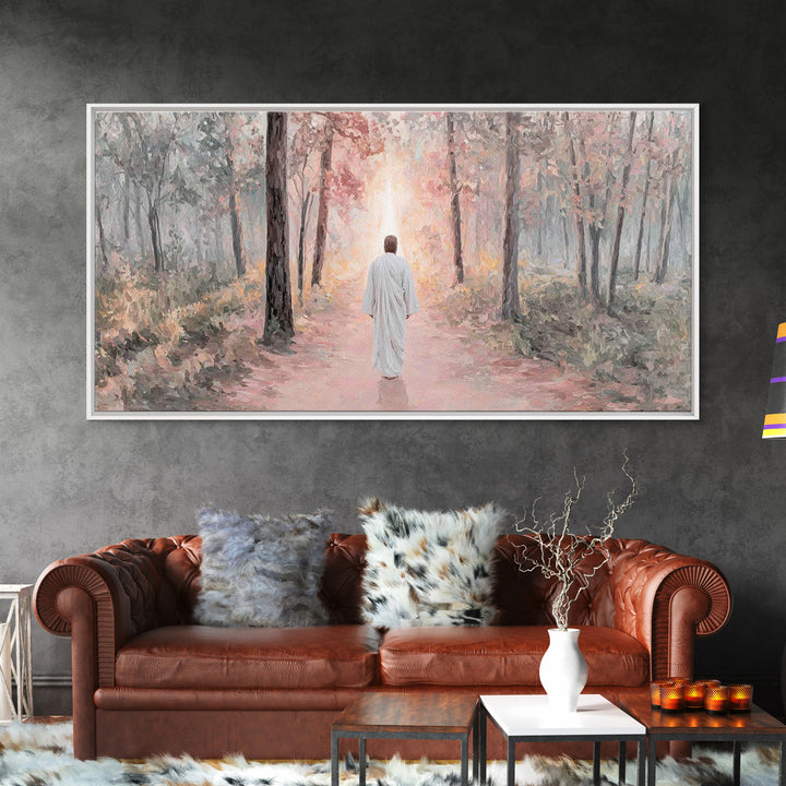 Light Of Dawn | Framed Canvas Print | Christian Art | Christian Art Canvas | Christian Painting | Christmas Art Prints