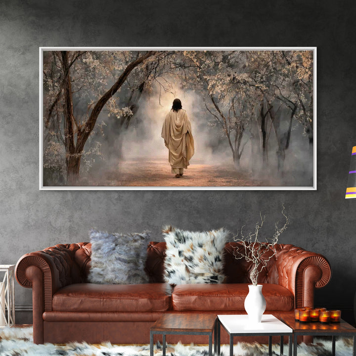 Blessed Journey | Framed Canvas Print | Christian Art Canvas | Christian Decor | Jesus Painting | Christian Gift Ideas